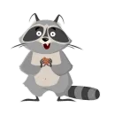 Стикер Racoon
