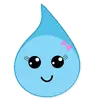 Стикер Raindrops