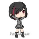 Стикер Gacha life