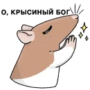 Стикер Будни крысовода