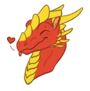 Стикер Red Dino