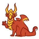 Стикер Red Dino