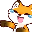 Стикер Red Fox