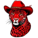 Стикер Red Leopard