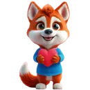 Red mini hasky