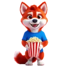 Стикер Red mini hasky