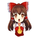 Стикер Hakurei Reimu