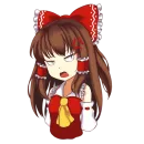 Стикер Hakurei Reimu