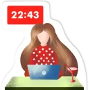 Стикер Удалёнка