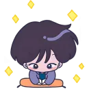 Стикер Ретро кун