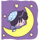 Стикер Ретро кун