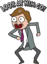 Стикер Rick and Morty