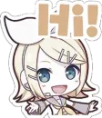 Стикер Kagamine Rin