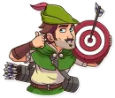 Стикер Robin Hood