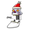 Стикер Robo Santa