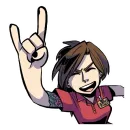 Стикер Рок-перцы