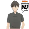 Стикер SHINICHI UZAKI CHAN WANTS TO HANG OUT