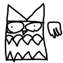 Стикер Шлепа Классический