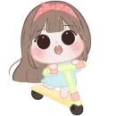 Стикер CHUBBY GIRL