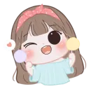 Стикер CHUBBY GIRL