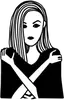 Стикер Sad Girl