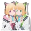 Стикер Midori & Momoi | Blue Archive