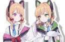 Стикер Midori & Momoi | Blue Archive