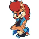 Стикер Sally chipmunk