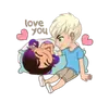 Стикер Sam and Sally