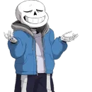 Стикер Sans Undertale