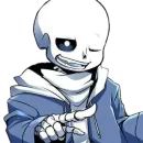 Стикер Sans Undertale