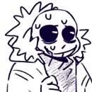 Стикер Тревожный Санс