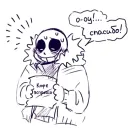 Стикер Тревожный Санс