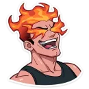 Стикер Каспер без надписей