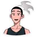 Стикер Каспер без надписей