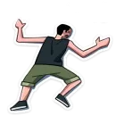 Стикер Каспер без надписей