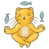 Стикер Fat Cat Sardelkin