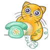 Стикер Fat Cat Sardelkin
