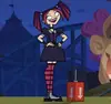 Стикер Lauren Scary girl