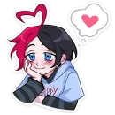 Стикер Школьник Чич