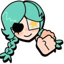 Стикер Brawl stars × skullgirls