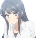 Стикер Seishun Buta Yarou wa Bunny Girl Senpai no Yume wo Minai
