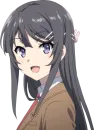 Стикер Seishun Buta Yarou wa Bunny Girl Senpai no Yume wo Minai
