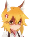 Стикер Sewayaki Kitsune no Senko-san