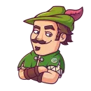 Стикер Robin Hood