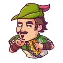 Стикер Robin Hood