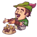Стикер Robin Hood