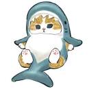 Стикер Акула и котята