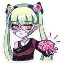 Стикер Зомбяша без надписей