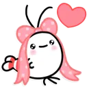 Стикер Shy Shrimp